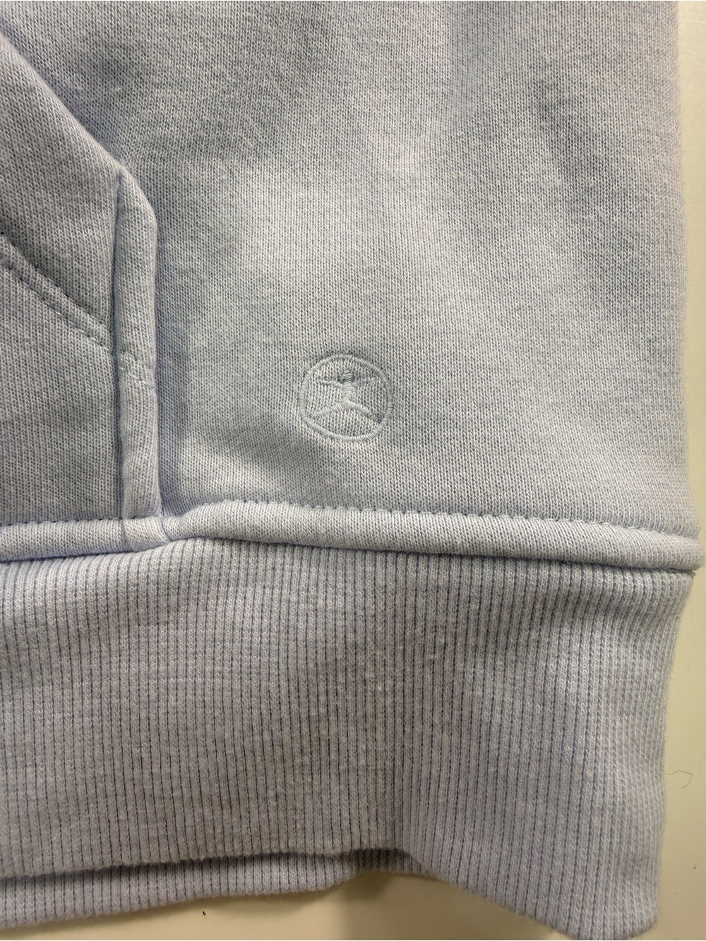 Danskin Lilac Half-Zip Kangaroo Pocket Sweatshirt - Picture 6 of 8